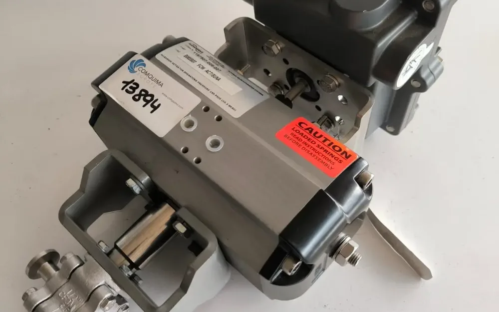BALL VALVE WITH PNEUMATIC ACTUATOR FLOWSERVE ATEX ATEX STAINLESS STEEL 316 1/2’.