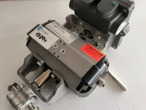 BALL VALVE WITH PNEUMATIC ACTUATOR FLOWSERVE ATEX ATEX STAINLESS STEEL 316 1/2’.