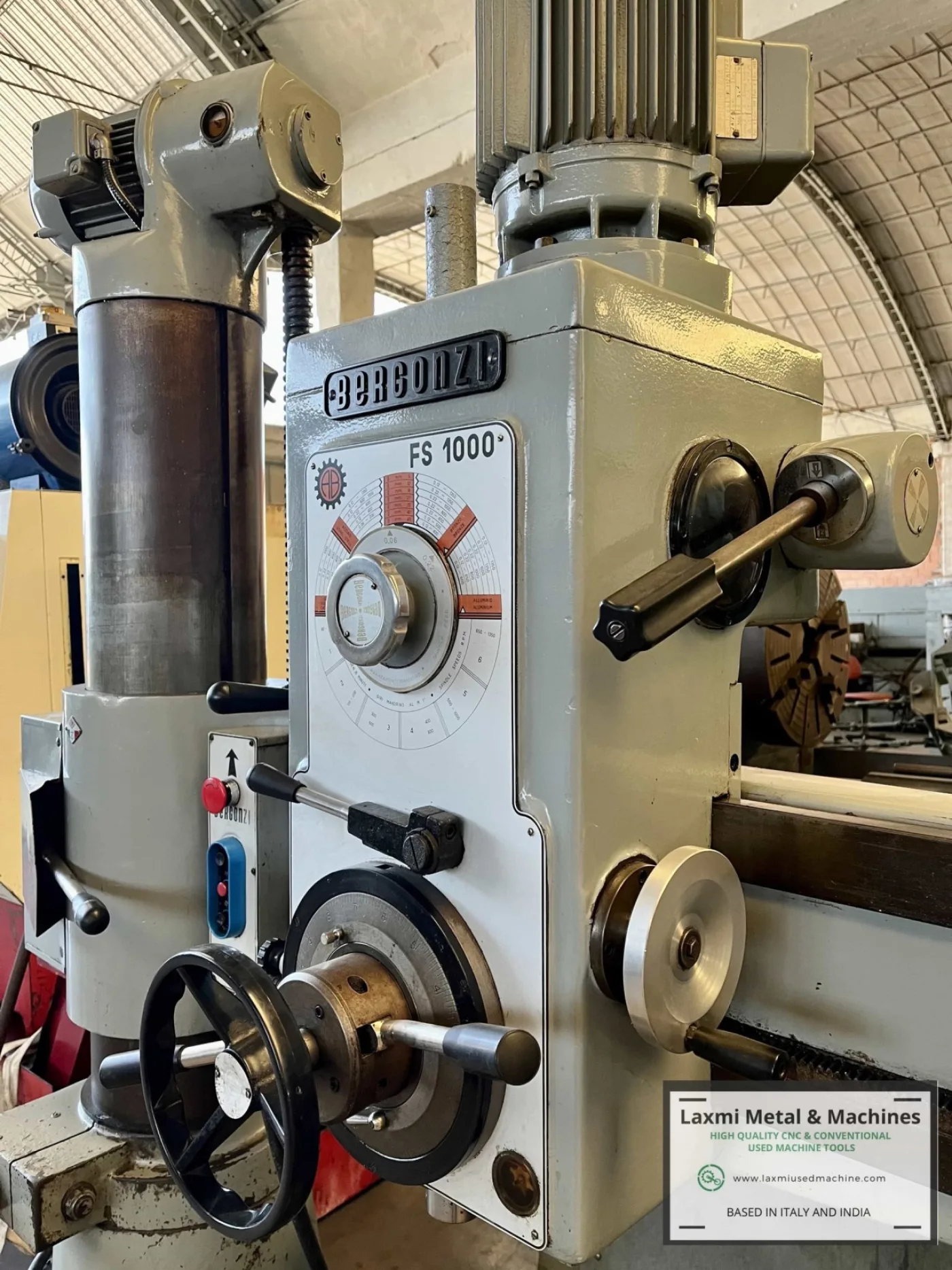 RADIAL DRILL, BERGONZI - FS1000 - Laxmi Metal & Machines, Rohtak - 4