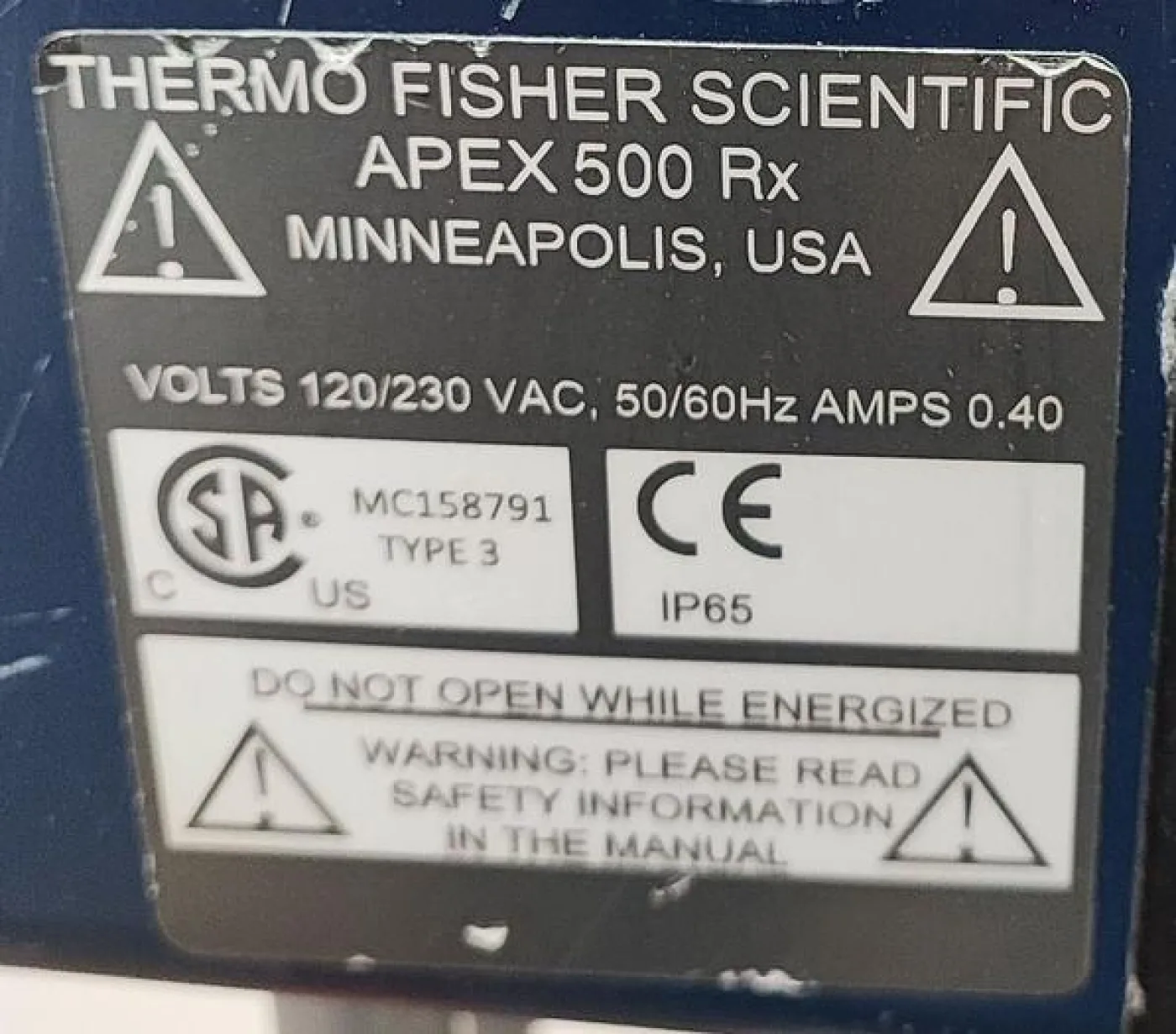 Thermo Fisher APEX 500 Rx Pharmaceutical Metal Detector - 2