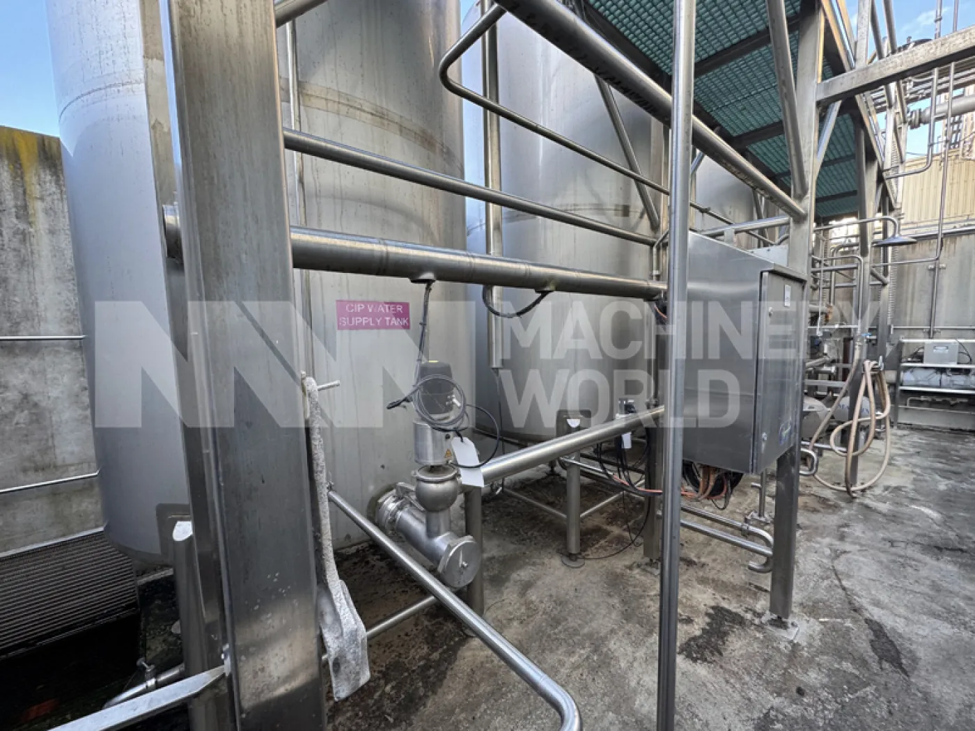 40,000 LPH GEA 4-Tank (3,000L) 1-Channel Automatic CIP System Plant - 5