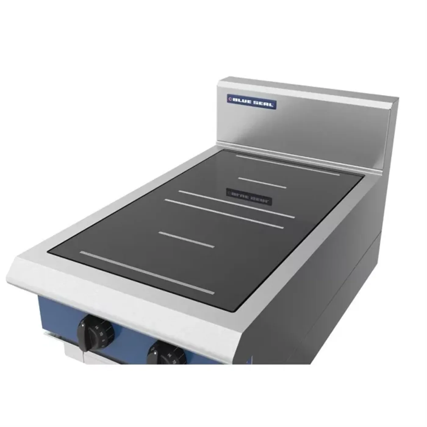 Blue Seal Dual Zone Countertop Induction Hob 7kW IN512R3-B - islandcatering - 2