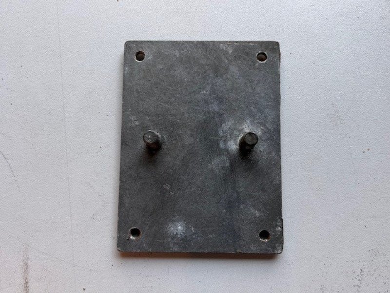Bevestigingsplaat weerstand 24 volt
