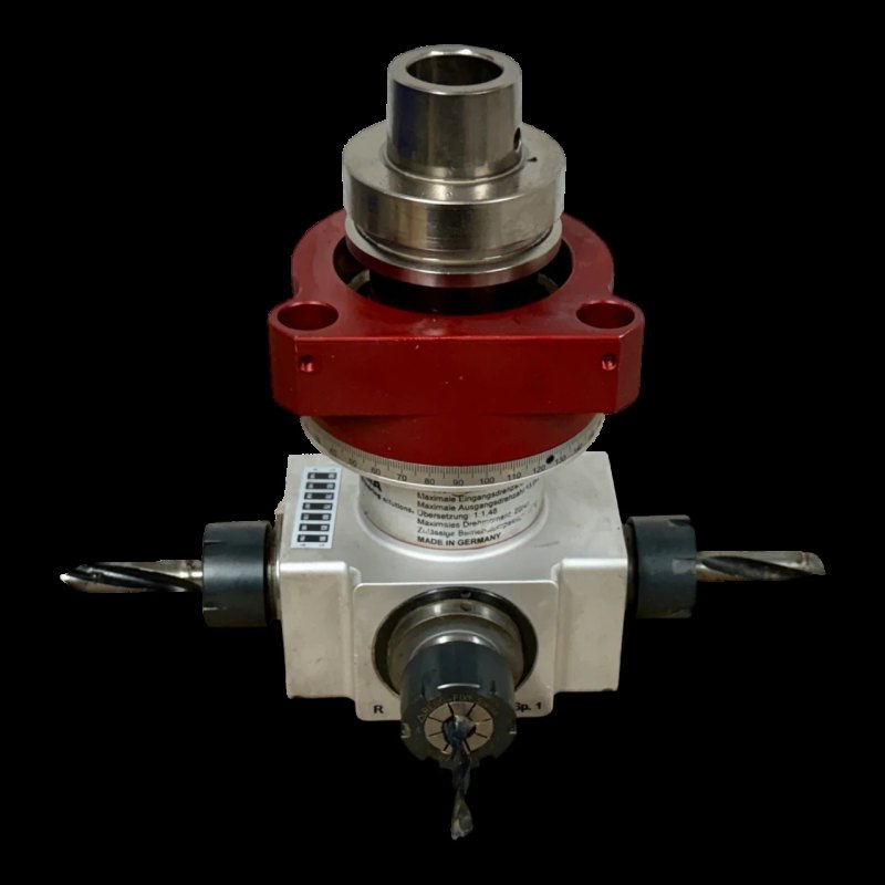 IMA ATEMAG CNC HBE Adapteraggregat Bohr und Fräsaggregat 4 Werkzeugausgänge Art Nr 147009FSQUIM5N HBE