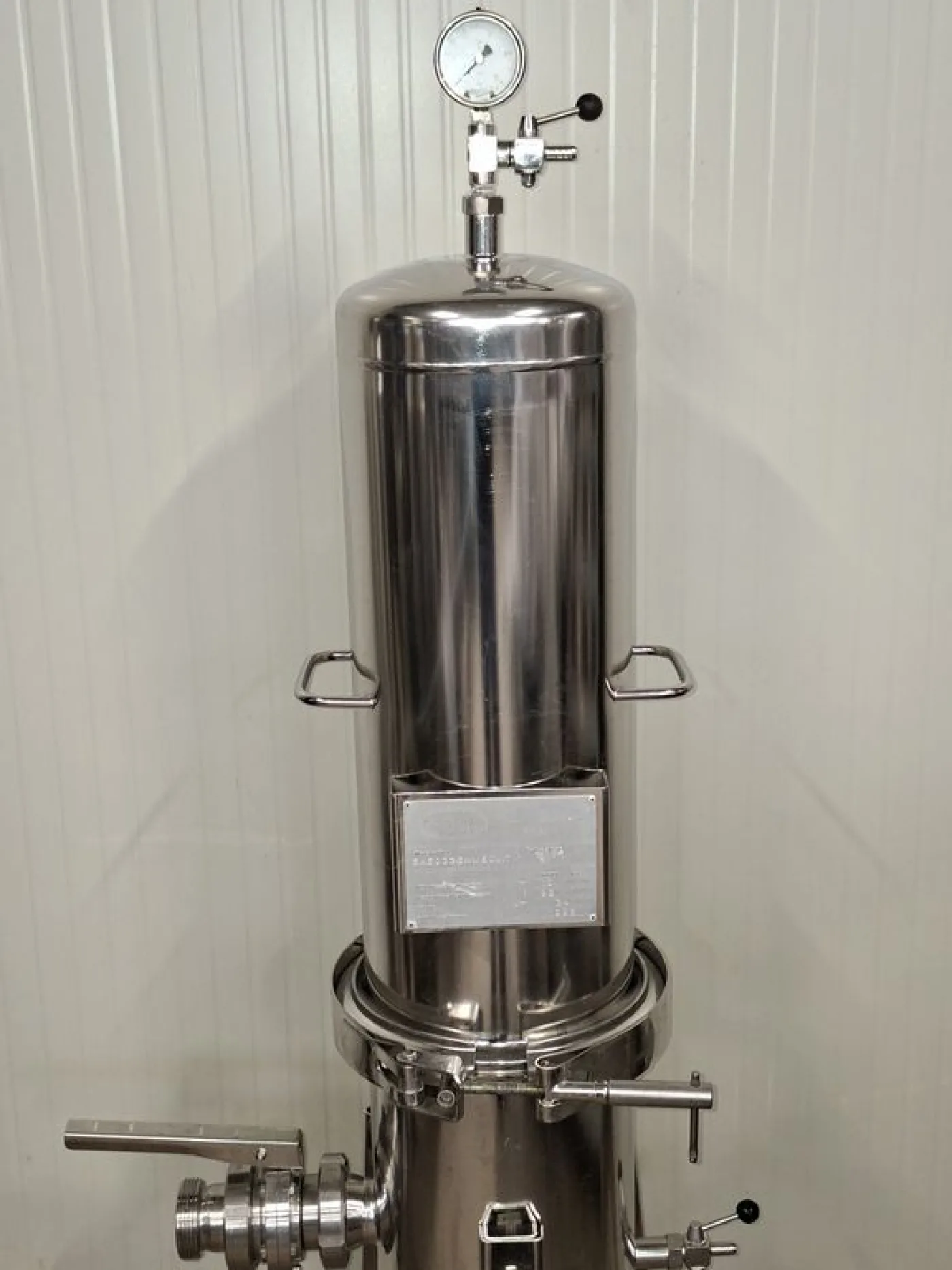 MICROFILTER/HOUSING IN STAILESS STEEL, FIRM PALL, THREE TRIPLE CARTRIDGES 30”, SECOND HAND MACHINE - 8