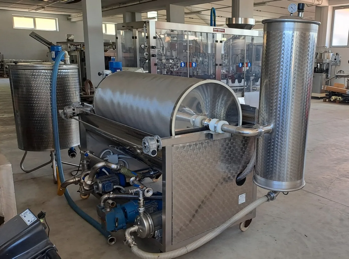 ENOMET ROTARY FILTER GOLD MODEL, 3MQ, IN STAINLESS STEEL, SECOND-HAND MACHINE - 6