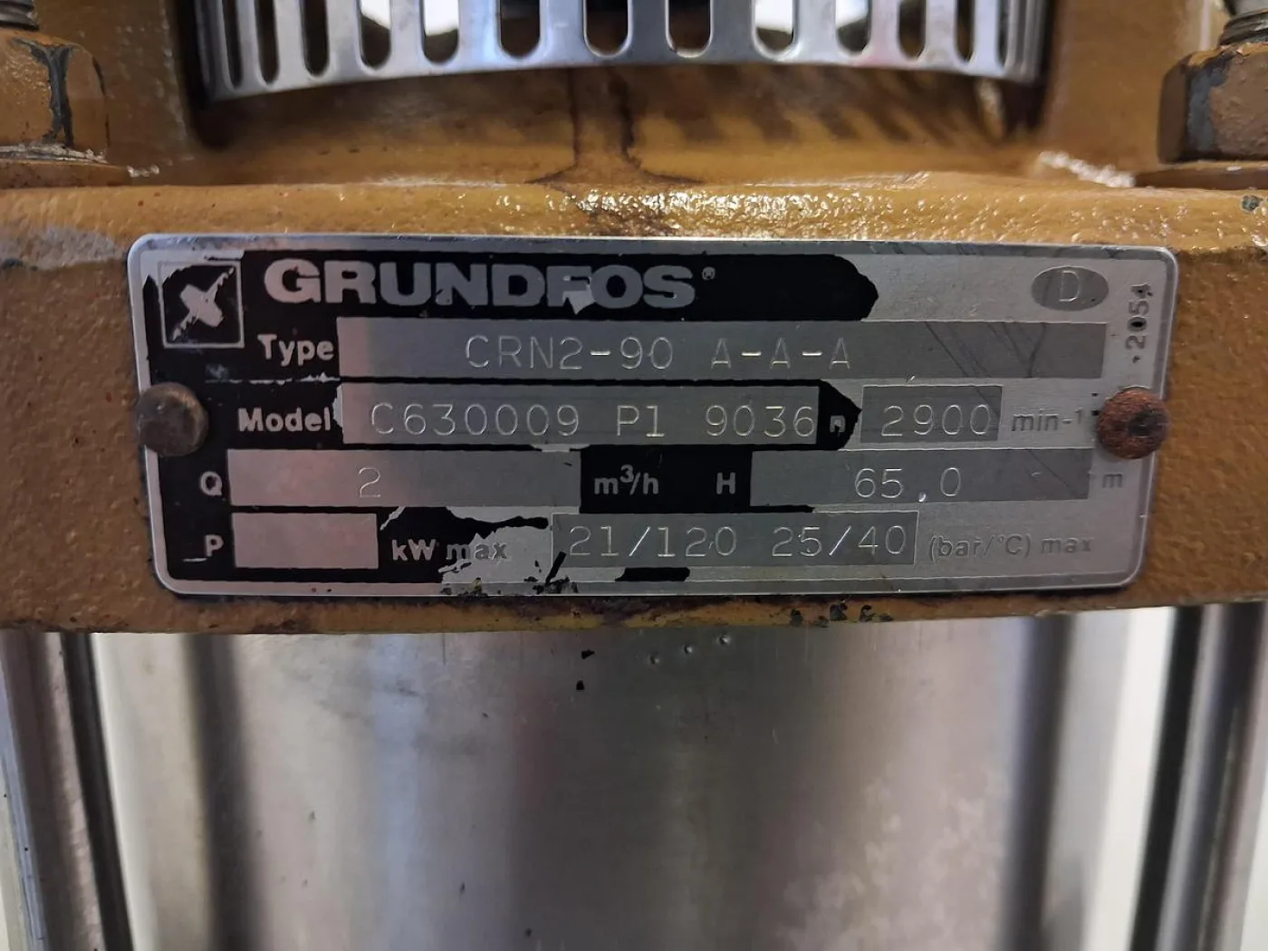 Grundfos CRN2-90 A-A-A Vertical Multistage Centrifugal Pump - 3