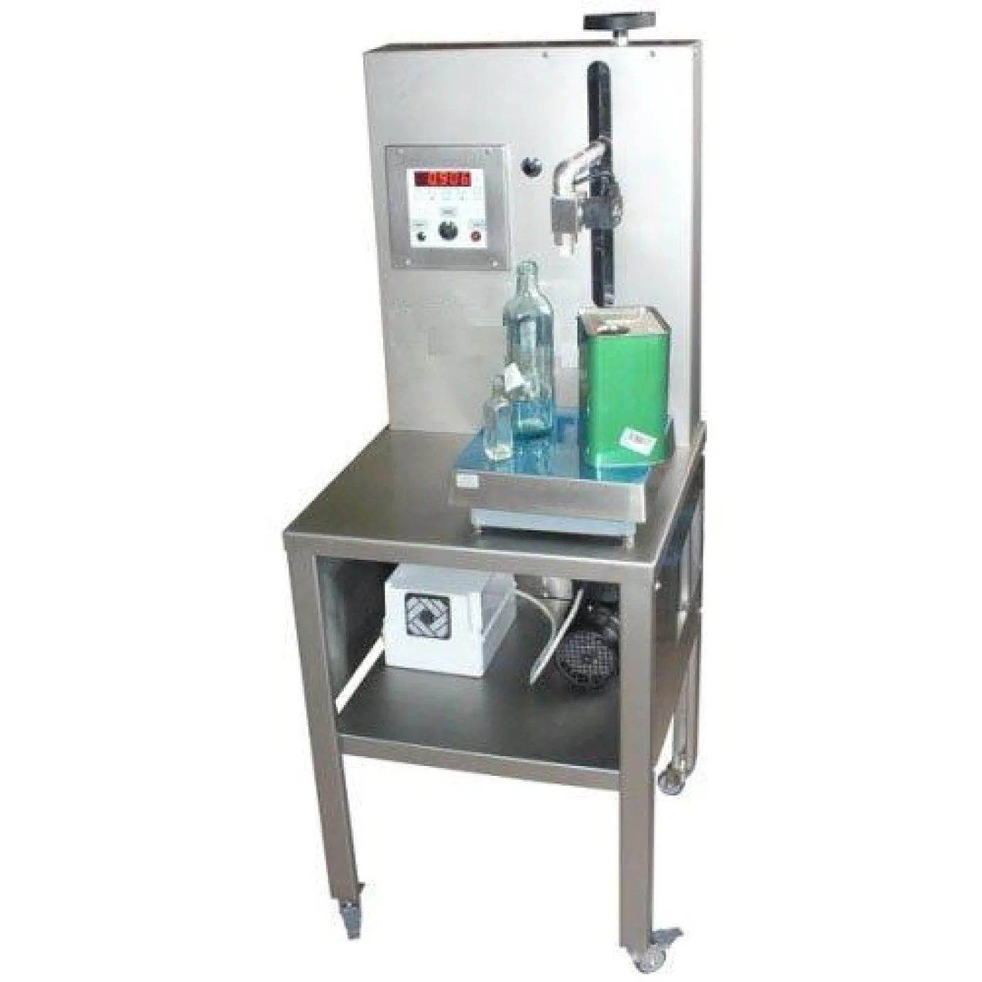 ELECTRONIC WEIGHT FILLER FOR OLIVE OIL AND DENSE FOOD LIQUIDS FLUIDA MVE - 1