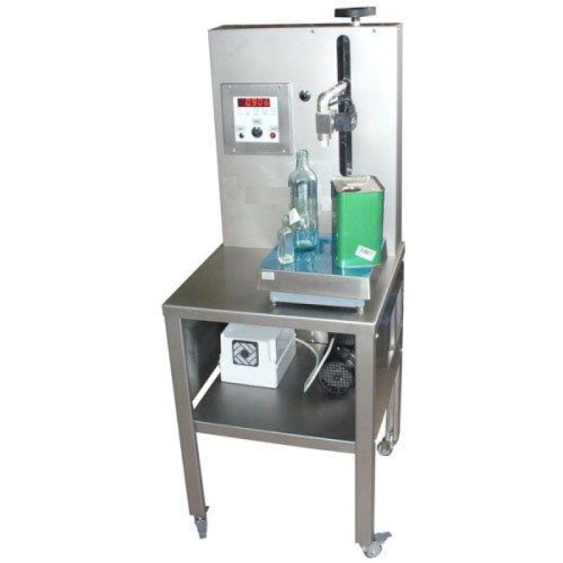 ELECTRONIC WEIGHT FILLER FOR OLIVE OIL AND DENSE FOOD LIQUIDS FLUIDA MVE