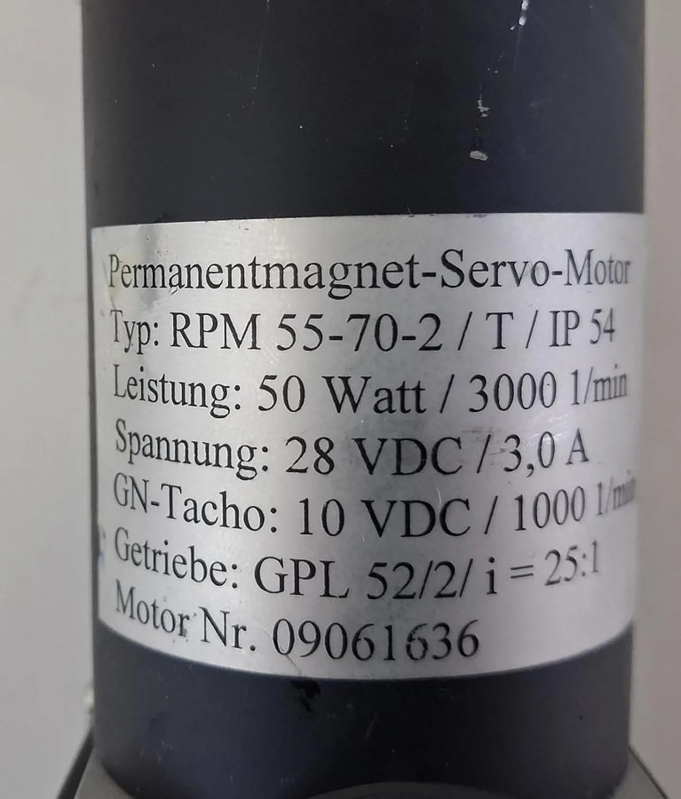 Gysin GPL 052-2/25:1 Permanentmagnet-Servomotor mit Planetengetriebe - 4
