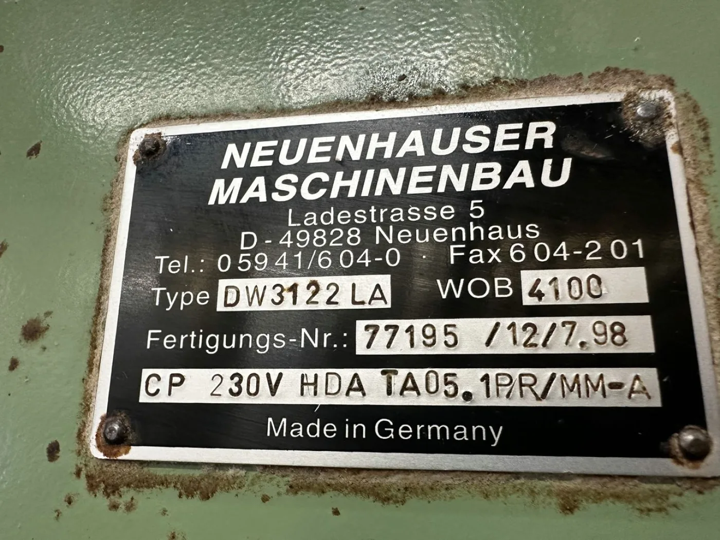 30x Neuenhauser - big roll batcher, type DW 3122 LA, WW 410 cm - 4