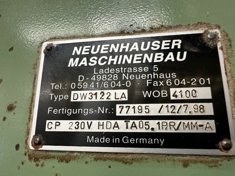 30x Neuenhauser - big roll batcher, type DW 3122 LA, WW 410 cm