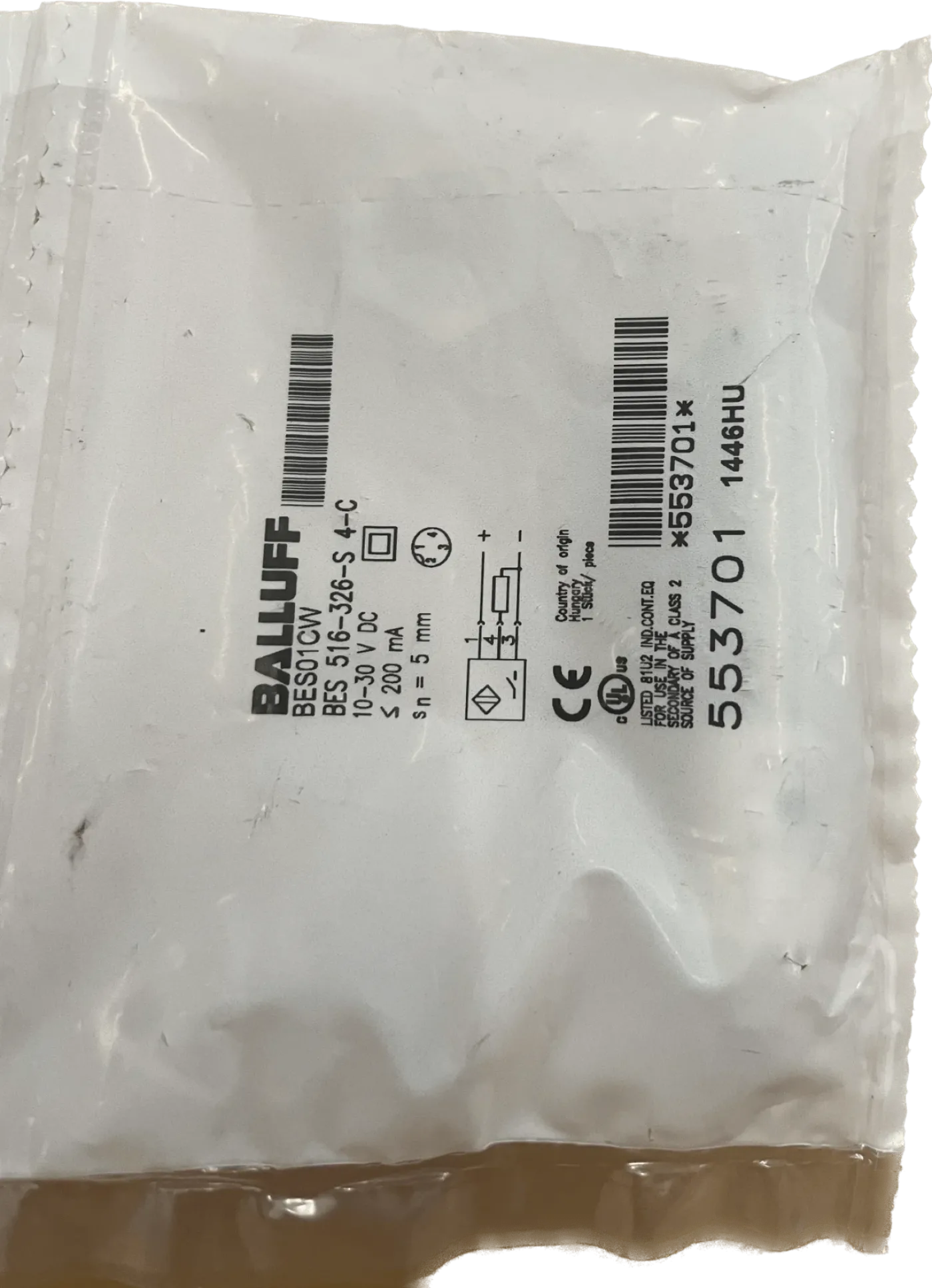 BALLUFF Induktive Standardsensoren mit Vorzugstypen BES 516-326-S4-C - 2