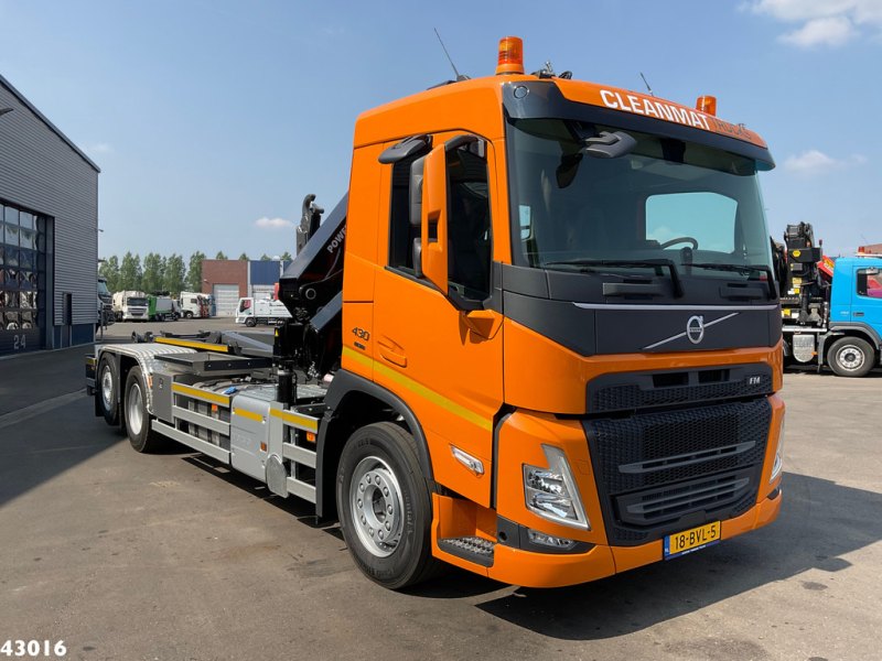 Volvo FM 430 HMF 23 Tonmeter laadkraan Welvaarts laadkraan weegsysteem