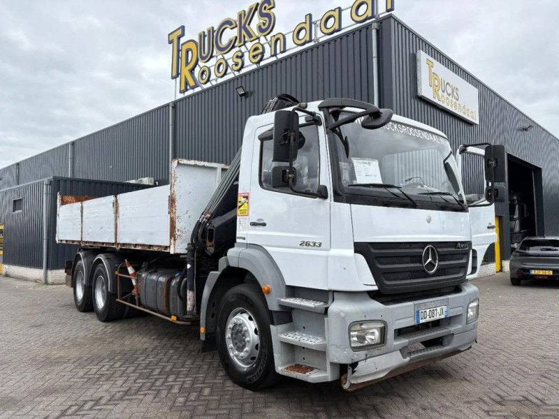 Mercedes-Benz Axor 2633 + HIAB 122 B-2 + 6X4 + REMOTE + MANUAL
