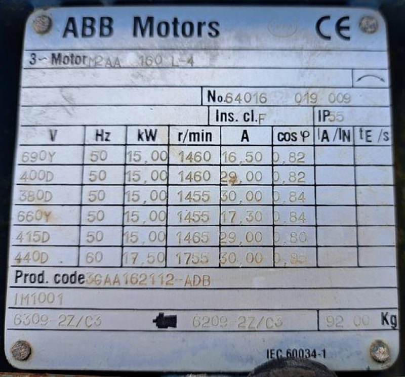 Ventilador de 15 Kw