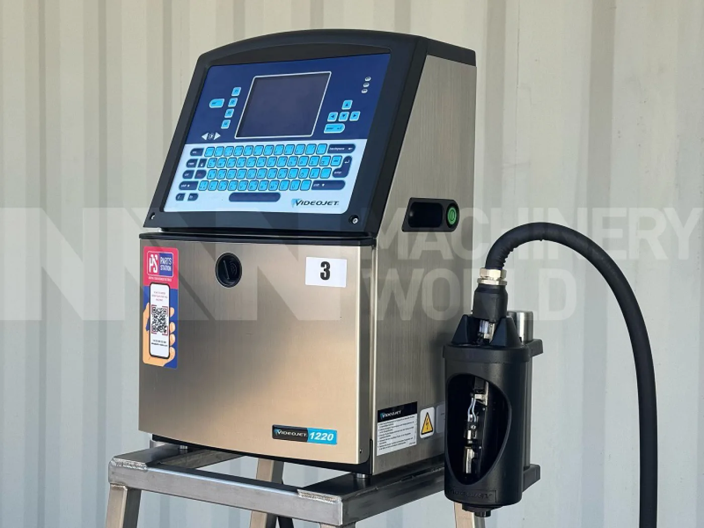 Videojet 1220 Continuous Ink Jet Coder with Out Feed Conveyor - 2