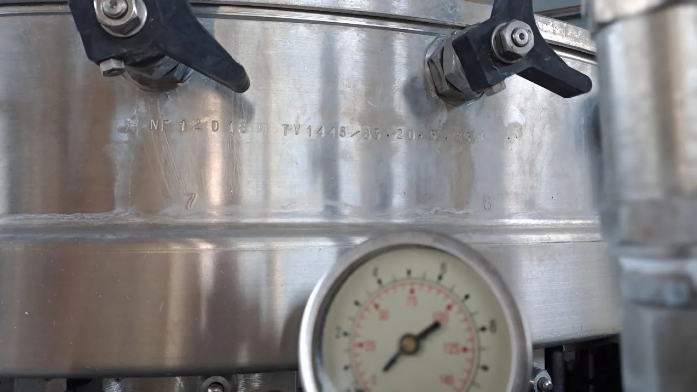 ISOBARIC FILLING MACHINE COBERT MODEL EXACTA 20 VALVES, YEAR 1983, SECOND-HAND MACHINE - 5