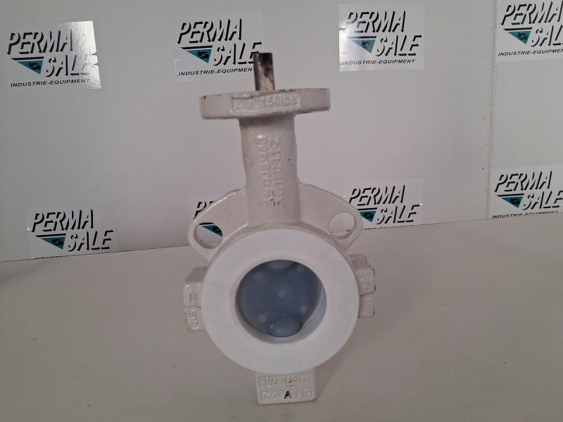 Neotecha NeoSeal DN65 PN10 PFA Lined Butterfly Valve
