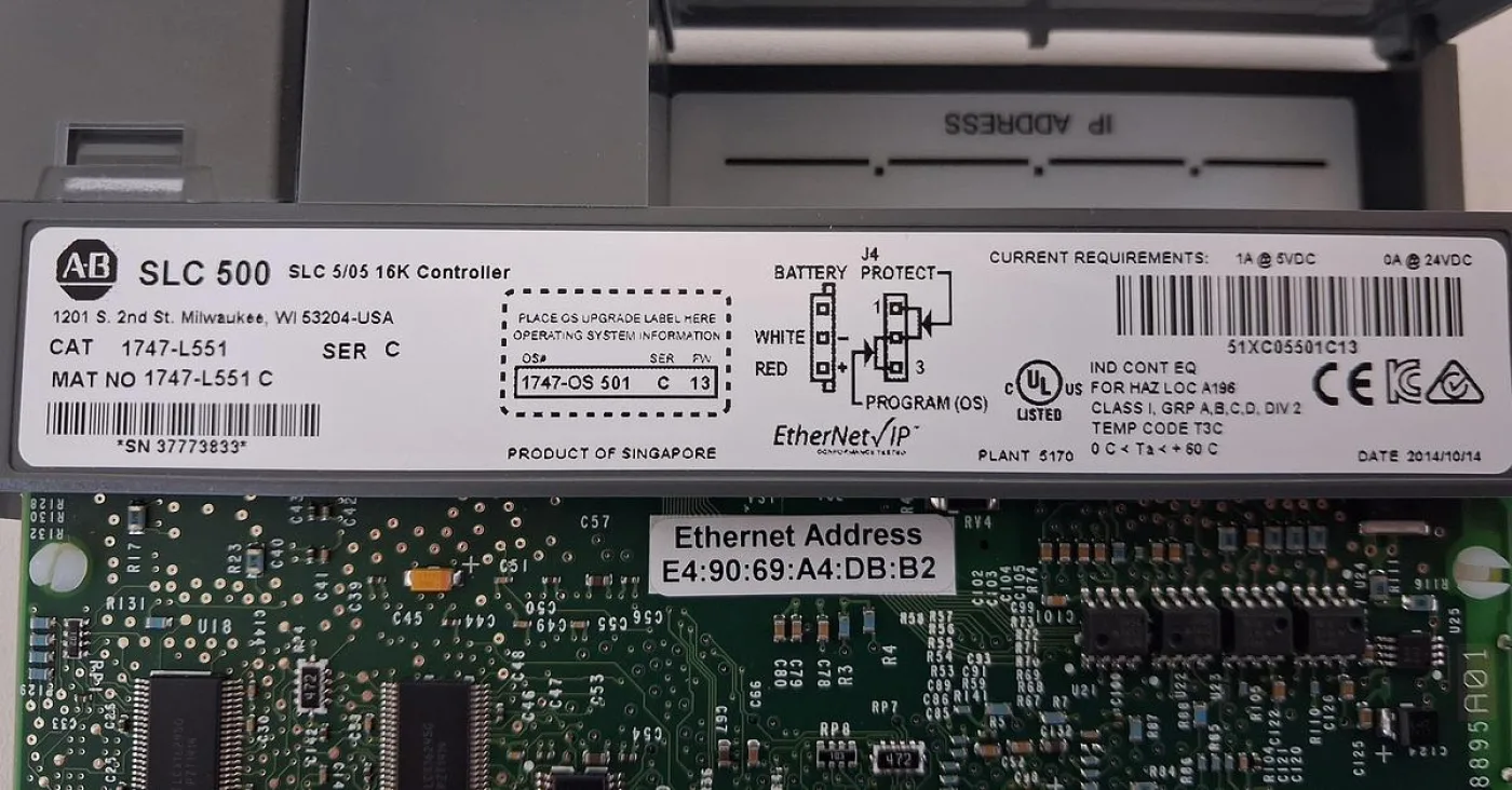 Allen-Bradley SLC 5/05 CPU Processor Module - 6