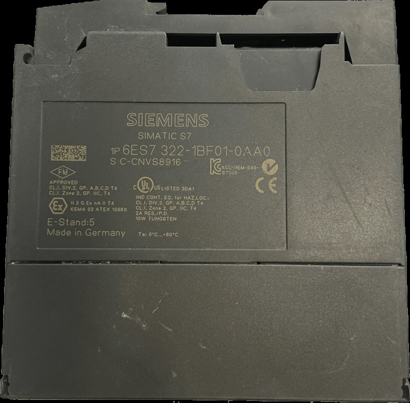 Siemens SIMATIC S7-300, Digitalausgabe SM 322, potentialgetrennt, 8 DA, DC 24V, 2A, 1x 20-polig
