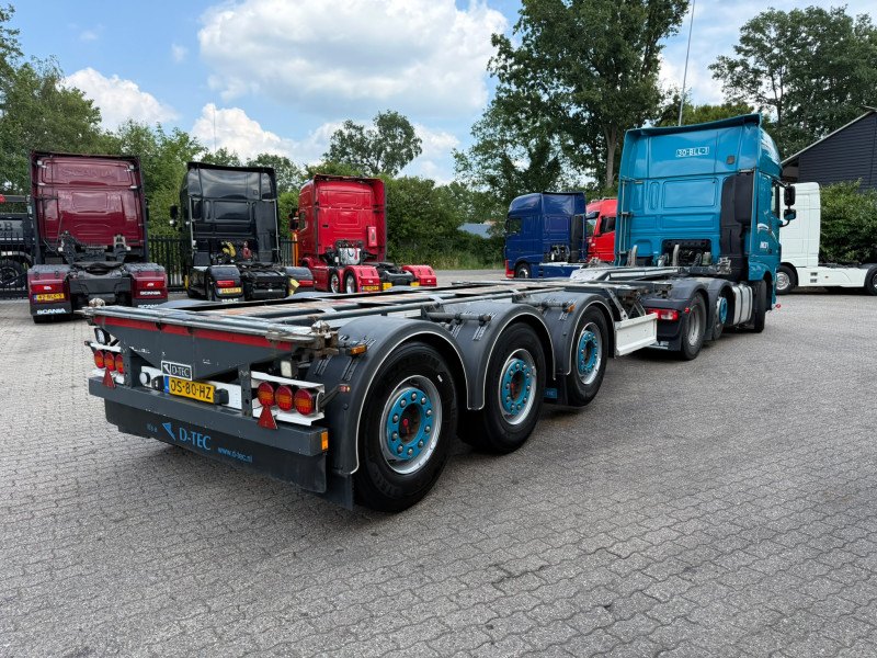 D-TEC FLEXITRAILER FT-LS-S Multi 2x20 40 45ft SAF Lift Axle 2x20 30 40 45FT LED Top Condition NL Trailer