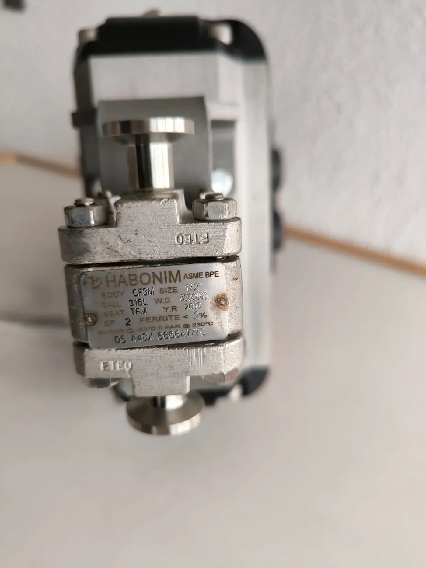BALL VALVE WITH PNEUMATIC ACTUATOR FLOWSERVE ATEX ATEX STAINLESS STEEL 316 1/2’. - 2