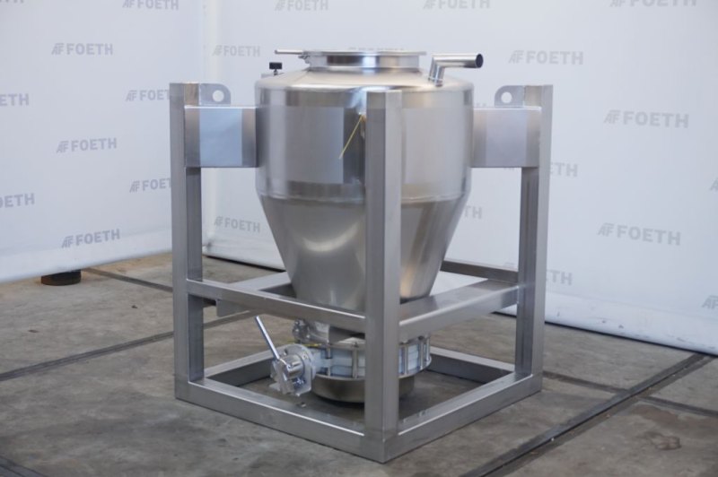 AZO D800xD400x1300H Batchtainer - Silo
