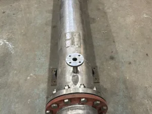 USED STAINLESS STEEL TUBULAR EXCHANGER 6.5 M2