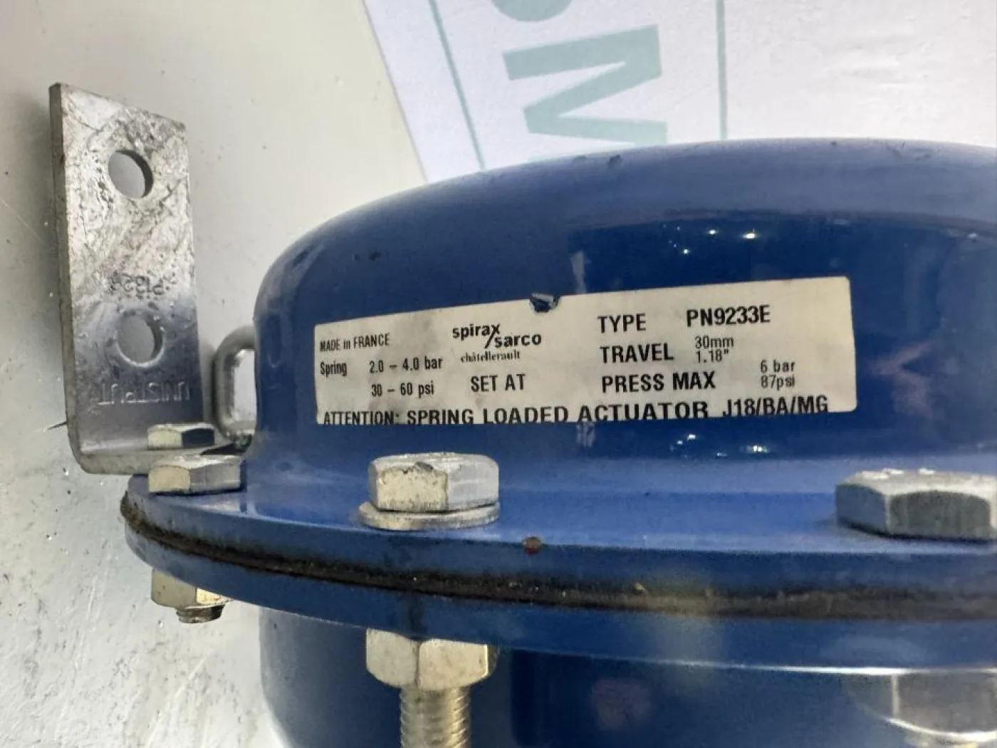 2018 Spirax sarco Pneumatic control valve - 3