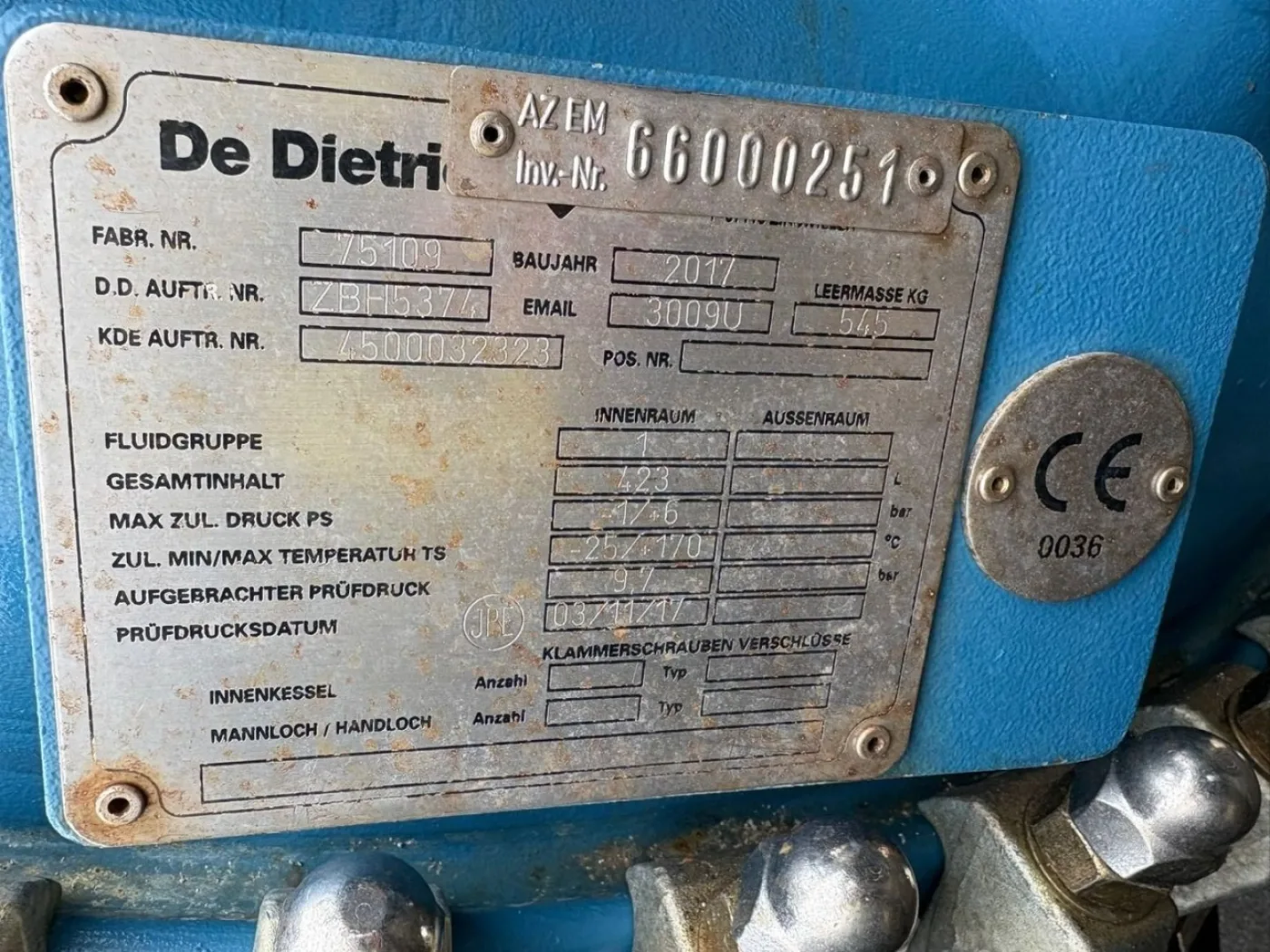De Dietrich AE1600 - Glass-lined Reactor - 3