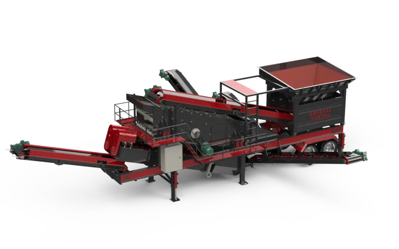 GNR YM1240 — Mobile Washing & Screening Plant (compact) - 5