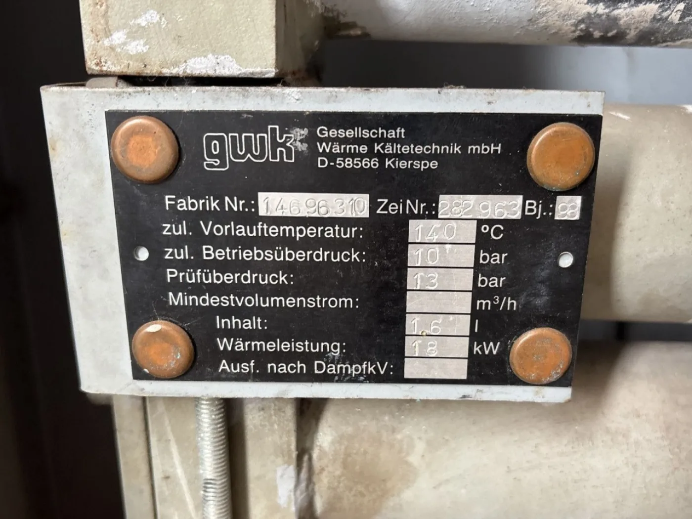 GWK Teco WV 100.18 - Temperature control unit - 1