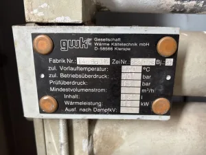 GWK Teco WV 100.18 - Temperature control unit