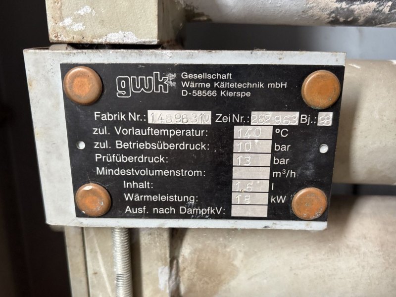 GWK Teco WV 100.18 - Temperature control unit