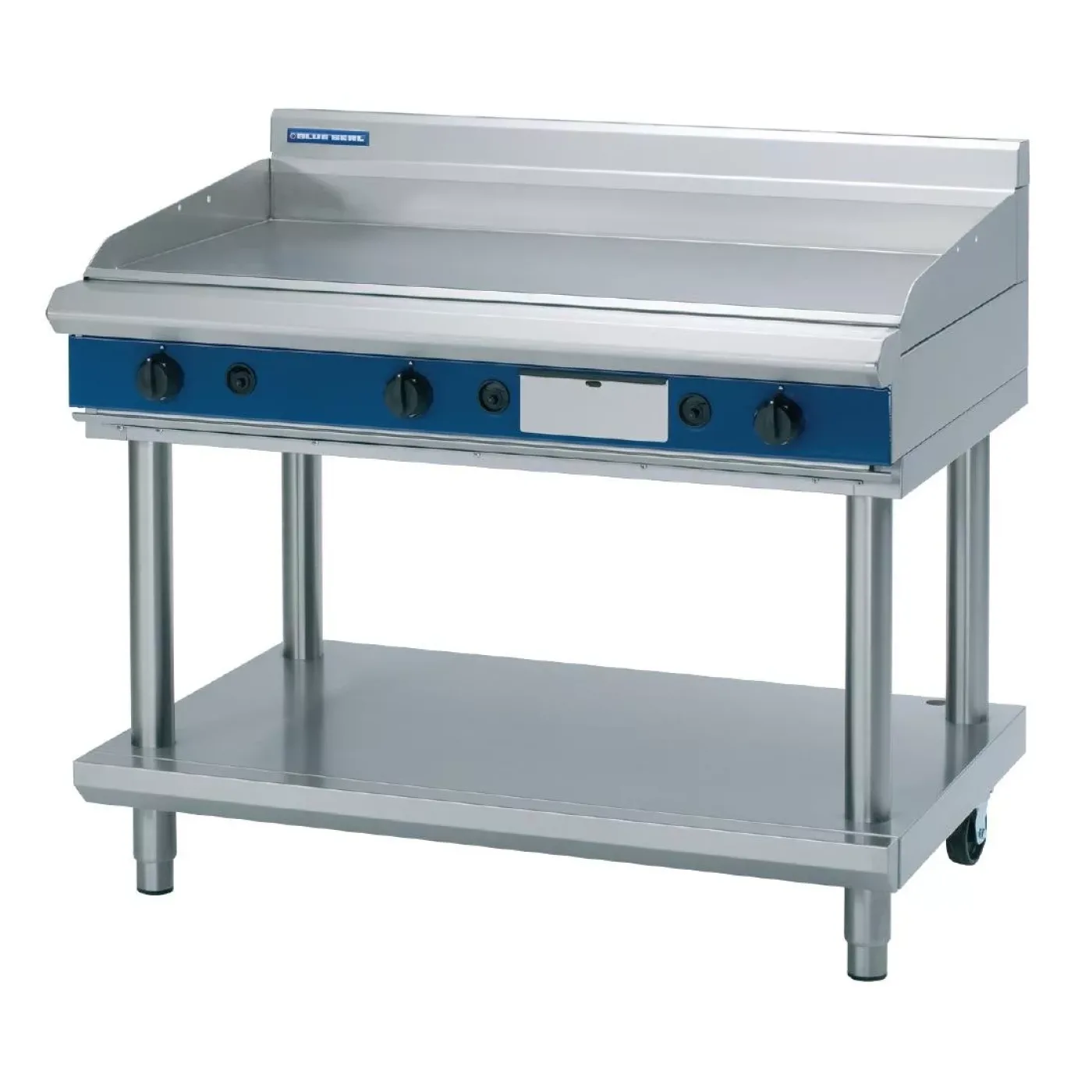 Blue Seal Evolution Chrome Griddle with Leg Stand LPG 1200mm GP518-LS/L - islandcatering - 1