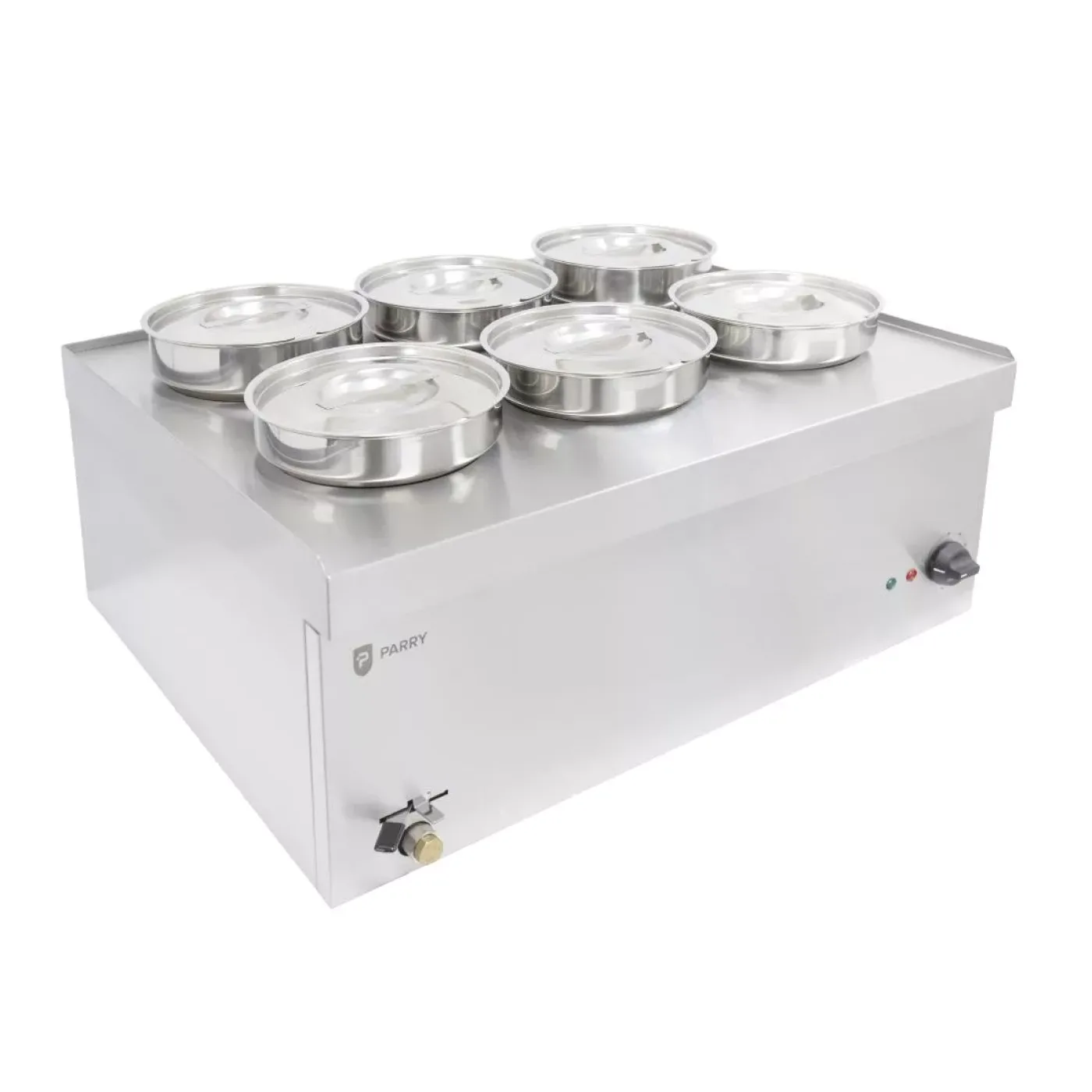 Parry 6 Pot Bain Marie NPWB6 - islandcatering - 1