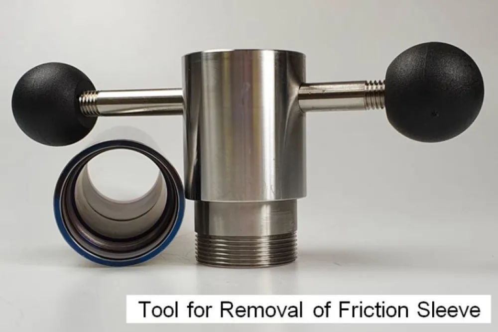Tool for Removal of Friction Jacket