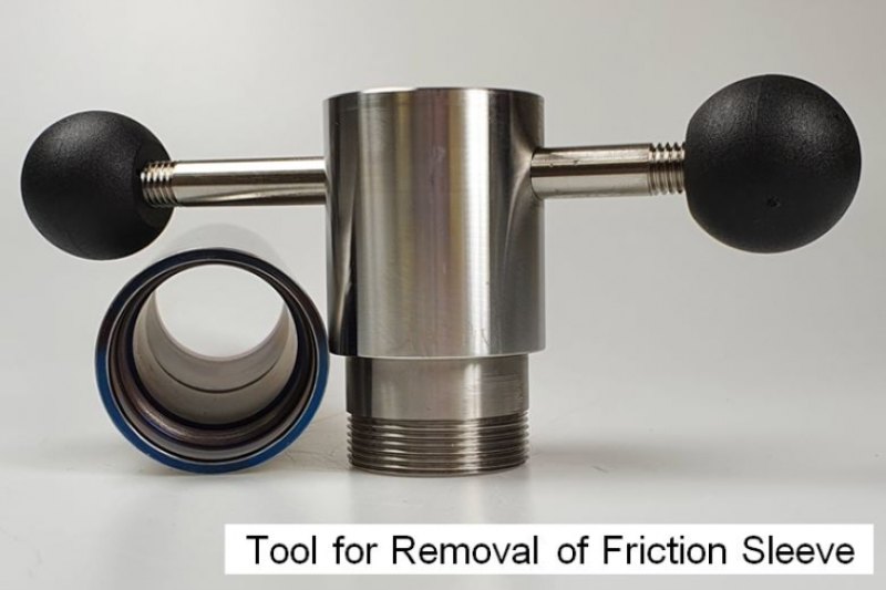 Tool for Removal of Friction Jacket