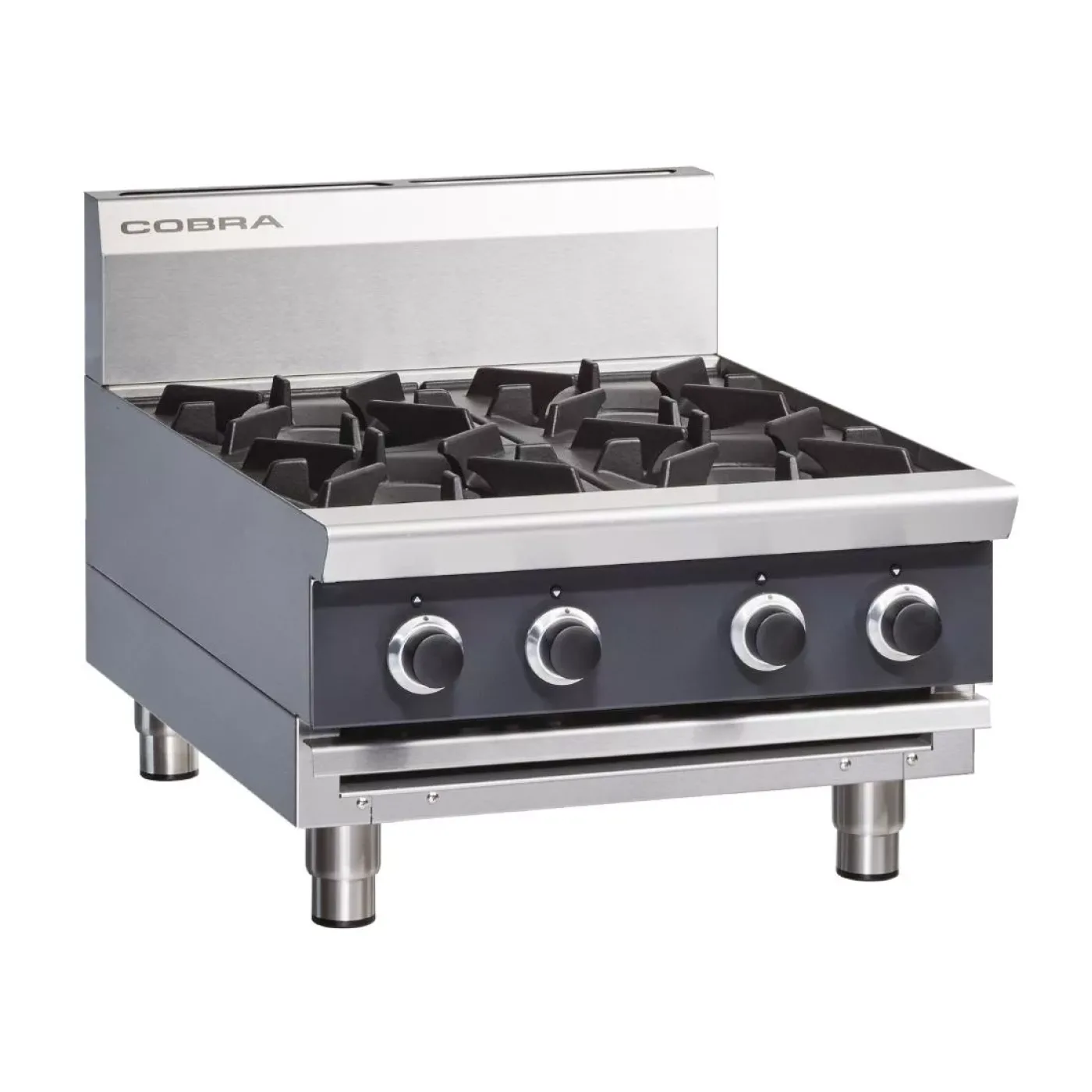 Blue Seal Cobra Countertop LPG Hob Four Burner C6D-B - islandcatering - 1