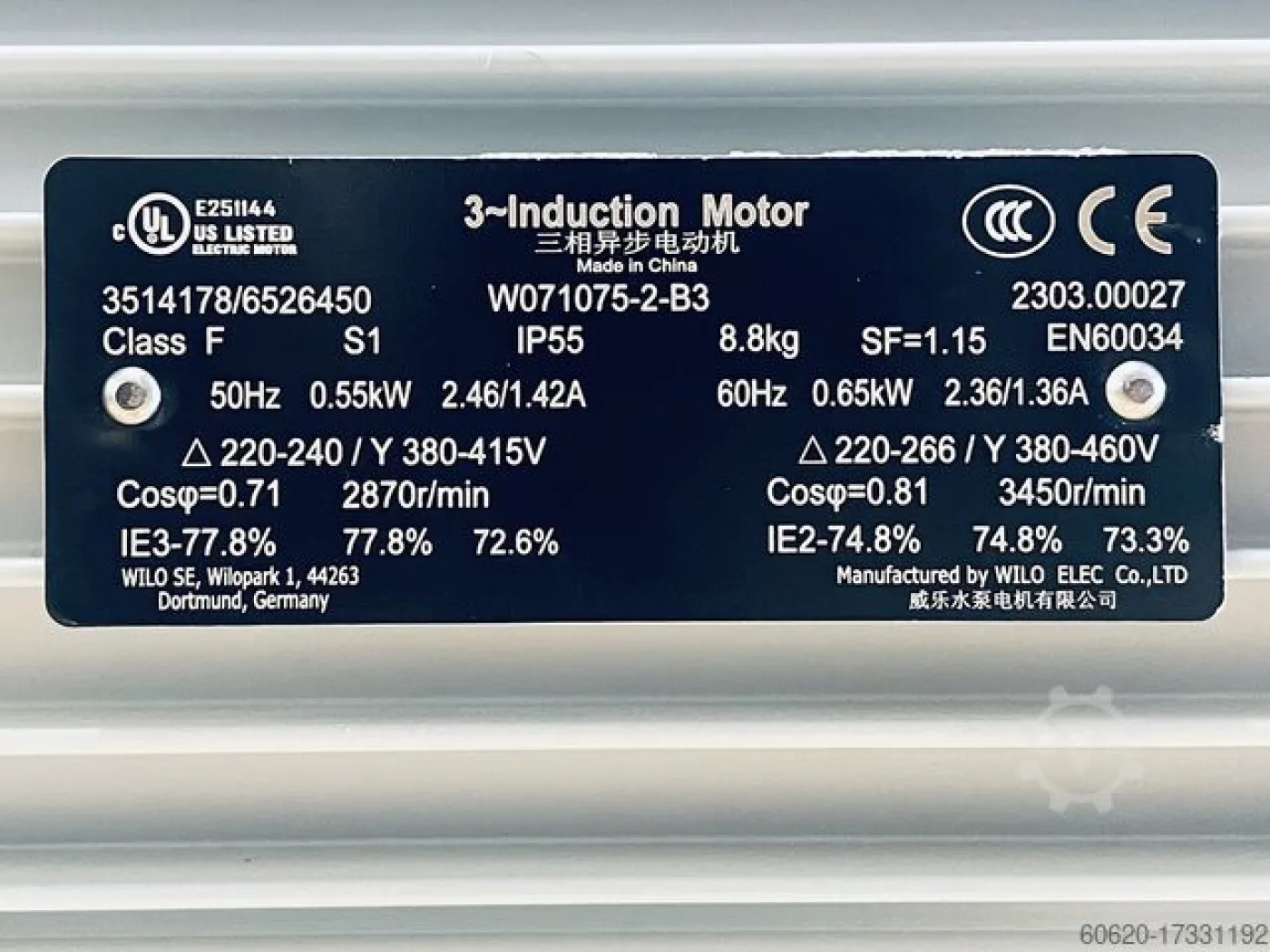 Leybold Wilo SOGEVAC Vakkumpumpe WO71075-2-B3 - 7