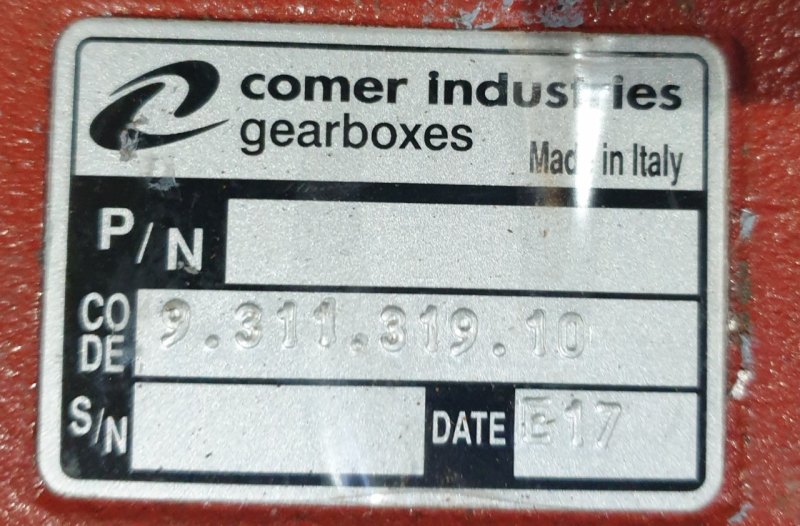 Comer Gearbox 9.311.319.10
