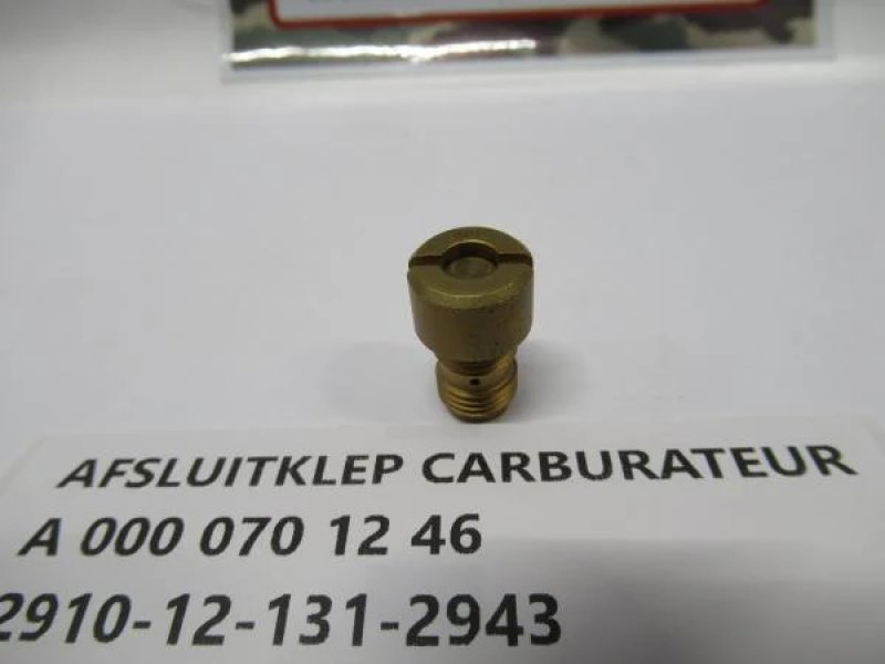 Afsluitklep carburateur