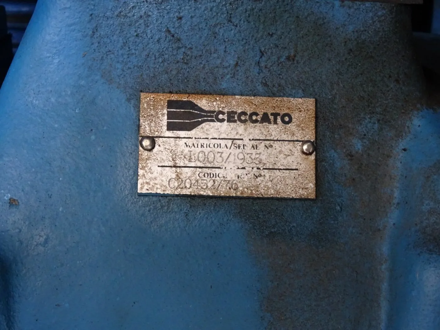 SCREW COMPRESSOR CECCATO MODEL RL40, SECOND-HAND MACHINE - 2