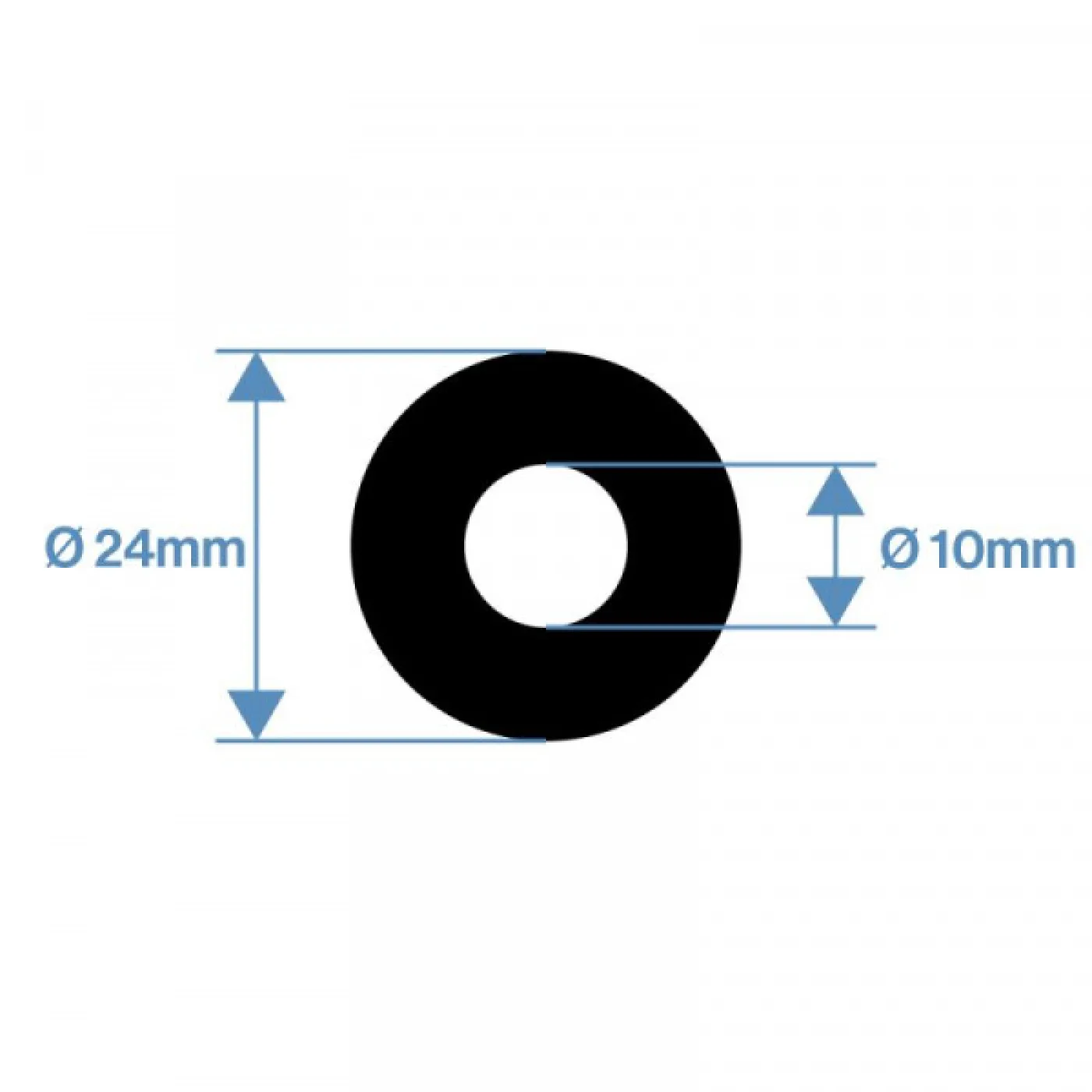 AESUBdots – Puntos de referencia adhesivos B/N 10MM - 3