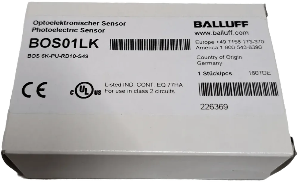 BALLUFF Optoelektronischer Sensor BOS01LK