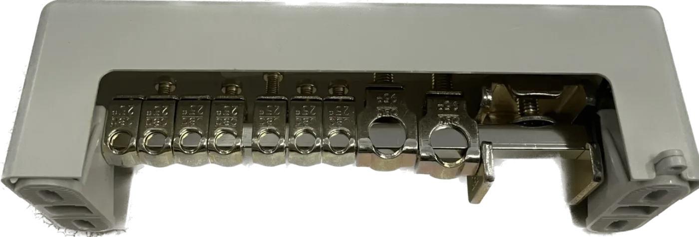 OBO Bettermann 1801 VDE Potentialausgleichsschiene 217mm Ms - 2