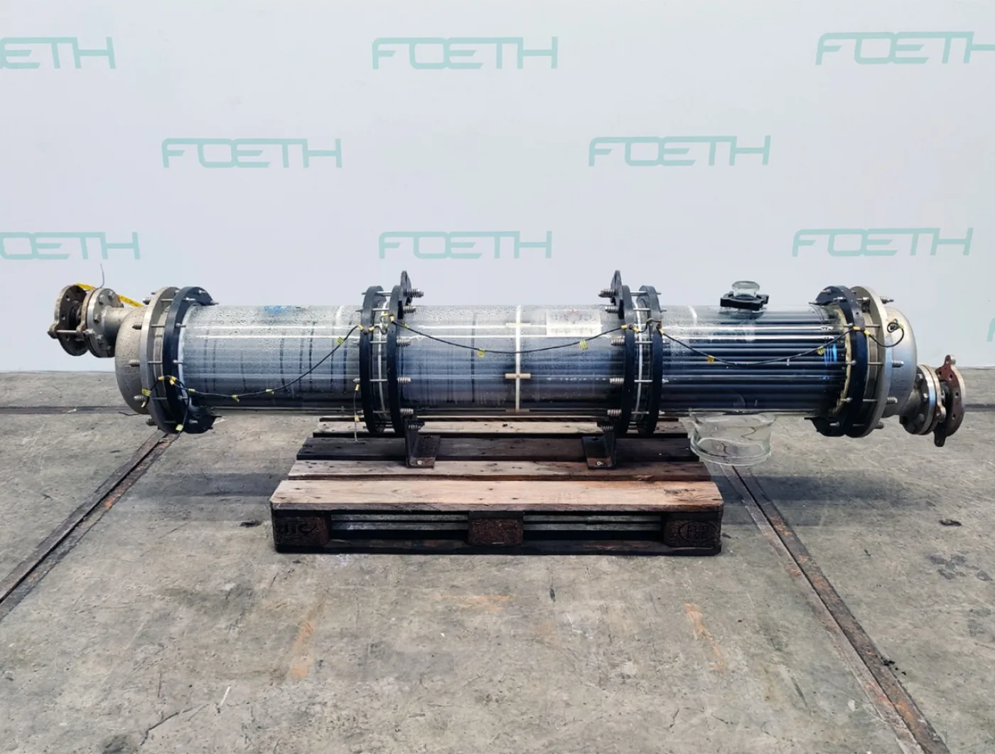 QVF Glasstechnik S-ROB71/300/SH/3/SIC 7,1m² - Shell and tube heat exchanger - 4