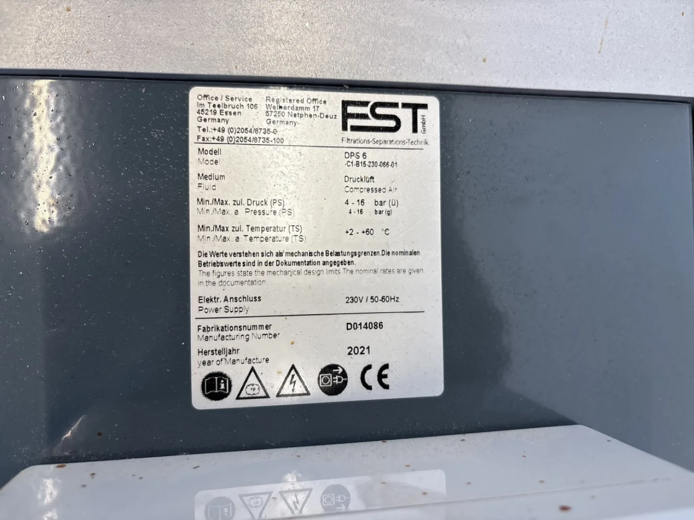 Atlas Copco G7 FF — Screw Compressor - Blower - 6