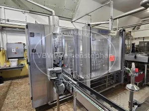 Glass bottle filler and capper